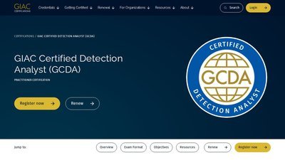 GIAC GCDA - Certified Detection Analyst preview