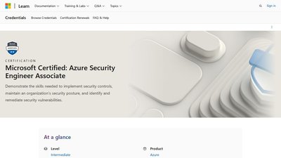 Azure Security Engineer Associate preview