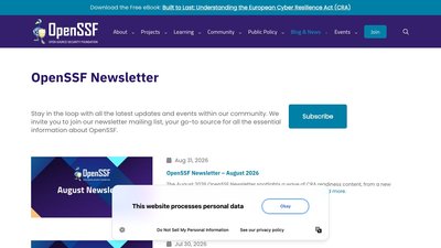 OpenSSF Newsletter preview